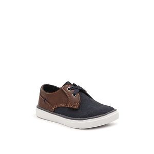 MAX + JAKE BOYS SLIP ON KENT OXFORD NAVY/BROWN